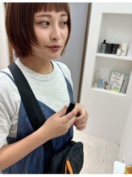 アノニューム(anonym)の写真/《-5歳の若見え印象へ》顔周りのカットで理想のフォルムを演出♪ミリ単位のこだわりで横顔まで美しく♪