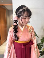 フーコー 小倉魚町店 (fuhcoh)&nbsp;卒業式☆ サイド編み下ろしヘア