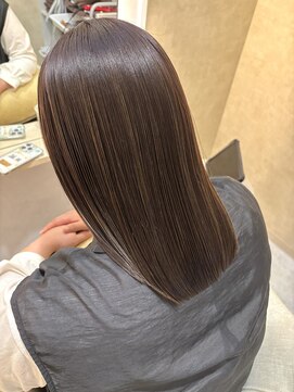 シャルムヘアー(charme hair) ブリーチ履歴×縮毛矯正
