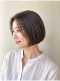ショートカット/ショートボブ/白髪ぼかし/ &nbsp;&nbsp;30代/40代/50代