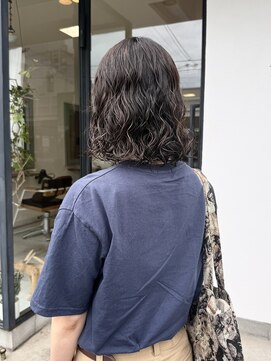 ハロウ 岡山ボブパーマニュアンスパーマ髪質改善トリートメント