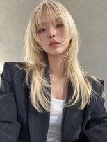 ゴットラトゥール(GOTTO LATOUR) ブロンドヘア×レイヤーカット