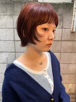 ダブ アオヤマ(DaB AOYAMA)&nbsp;ショートボブダブルカラーボルドー