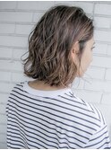 波ウェーブ ミックス巻き 切りっぱなしボブ☆
