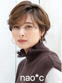 【生駒/田原台nao*c】大人かわいい丸みガーリーショートヘア☆