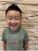 ○RanaCien○イケダ Kids cut モヒカンスタイル.