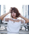 《MANON》ヴェールウェーブ×アッシュブラウン