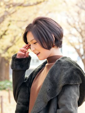 カインド 南青山(hair&make up KIND) 【シアーブラウン】ナチュラルショートヘア