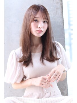 ガランテ(Galante) 大人可愛いなめらかなハネスタイル　シースルバング！！