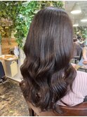 大人かわいいエギョモリ ミルクティーブラウン ひし形シルエット
