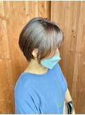 大人ショートボブ×アッシュカラー/刈り上げボブ◎30代40代50代