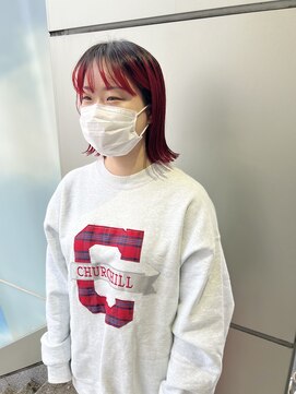 デヴェロペ(Devellope.) 【Devellope.】千葉担当　ボブ　切りっぱなしボブ　ブリーチ