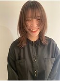 【石河安奈】大人かわいいレイヤーカット/ウルフボブ/小顔ライン