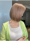 【カラーリスト小栗】ハイトーン◎ミルクティベージュ