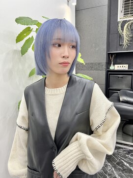 チュダック(ChuDuck) 韓国風《ペールブルー》ブリーチ/ケアブリーチ/ダブルカラー