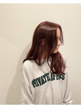 ユニコ(unico) ピンクブラウン・ダブルカラー