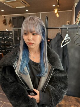 バブルス(BUBBLES) ブルー×シルバー