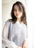ゆるっとカールの大人かわいい美髪フェミニンロング・・・HINATA