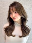 【五島巨幹】レイヤーカット/オリーブベージュ/髪質改善