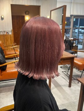 ニコル マスミダ(NICORU) ブラウンレッド/外はねミディ