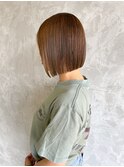 切りっぱなしボブ