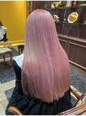 ピンク/ピンクヘアー/ハイトーン/岡崎美容院