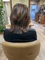 フェイス 天満橋(Faith)&nbsp;白髪ぼかしミディアムレイヤー