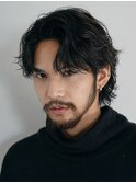 銀座センタパートニュアンスパーマツーブロックメンズパーマ