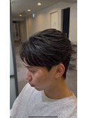 曲がる縮毛矯正×フェザーショート