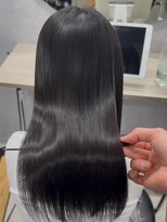 ハーシーバイアポロ 相模大野(HERSHE by apollo)&nbsp;x髪質改善/ホワイトグレージュ/レイヤーカット/チェリーブラウン