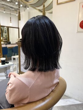 ロンドアベニール 北千住(Lond avenir) 髪質改善縮毛矯正レイヤーカット顔周り前髪韓国ミニウルフ北千住