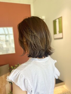 エコール(EcorE) くびれボブ×ハイライト