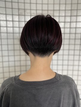 アローズ 久留米店(arose) 刈り上げボブ