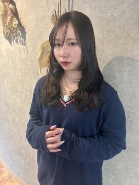 パーミル ルモ クマモト(permille ‰ LUMO Kumamoto) 黒×顔まわりレイヤー