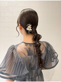 結婚式参列ヘアセット