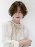 小顔カット/ショートボブ/ショートパーマ/20代/30代/40代