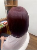 艶感カラー/暖色カラー/ピンクヘアー