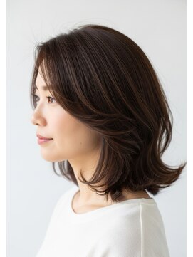 ヘアアンドネイルイミュン(Hair&Nail immune) ツヤカラー30代40代50代髪質改善白髪染めハイライト藤沢