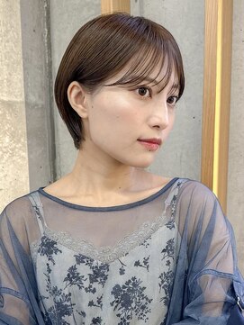 フィルムス 横浜(FILMS) ショートボブ/レイヤー/横浜ショート/韓国/暗めカラー/髪質改善