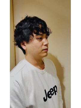 銀座八 【銀座メンズカット】銀座八×くしゃっとパーマ<理容室>