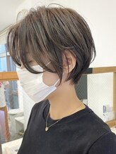 《*カットのみでも柔らかい質感を*》暗髪でも繊細なカット技術で、まるで透き通るような髪質に＊[横浜西口]