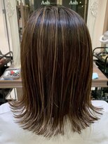 エジョン 八幡山店(Aejon)&nbsp;大人レイヤーカット白髪ぼかし脱白髪染め40代50代60代