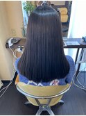 美髪矯正ロングスタイル