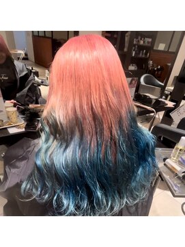 リー 梅田(Lee) Minato/グラデーションカラー/ブリーチカラー/髪質改善