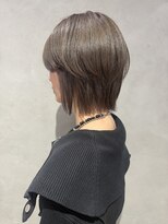 アングゥギャラリー(ungu GALLERY)&nbsp;ミルクティーグレージュ/ブリーチカラー/顔まわりレイヤー