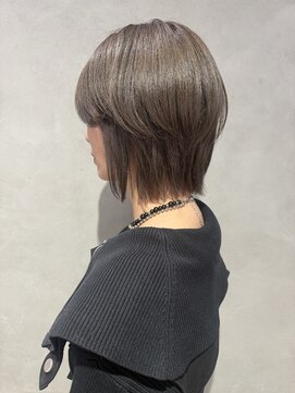 アングゥギャラリー(ungu GALLERY) ミルクティーグレージュ/ブリーチカラー/顔まわりレイヤー