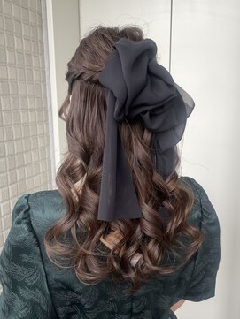 シャルムバイケンジ(Charm.by KENJE) 【ハーフアップ】結婚式/お呼ばれヘア/銀座/有楽町/ヘアアレンジ