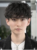 シャドウパーマ ルーズパーマ 韓国風マッシュ