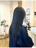 【プレミアム髪質改善】ストレート+カット+極上艶髪TR¥21120