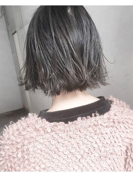ヘアーアンドアトリエ マール(Hair&Atelier Marl) 【Marl】ダークグレージュの抜け感ボブ♪